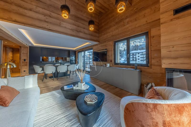 Prestigious duplex penthouse in Rochebrune, Megève (9)