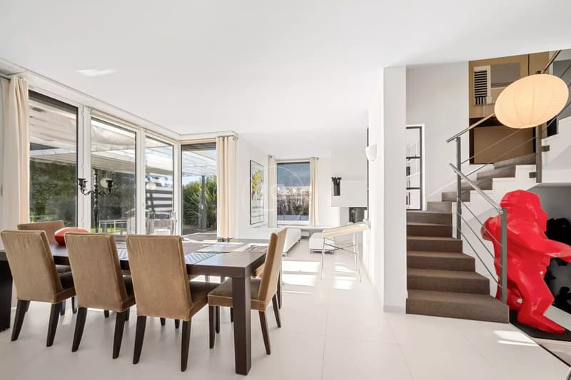 Maison conçue par un architecte à la campagne genevoise, rive gauche (6)