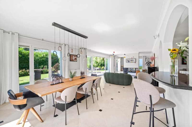 Beautiful family home, swimming pool, lake view, left bank, GE (6)