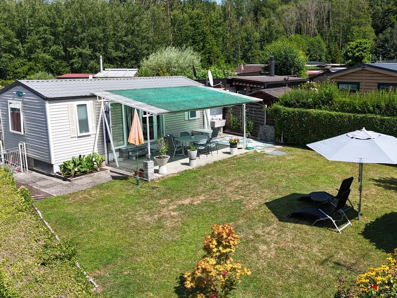 Mobile-home de 3,5 pièces avec terrain en pleine propriété à proximité du lac (2)