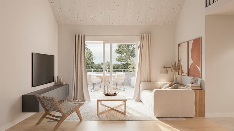 Appartement neuf de 2.5 pièces avec balcon à Missy (2)