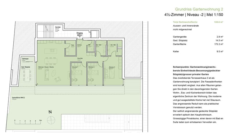Grundriss Wohnung 2