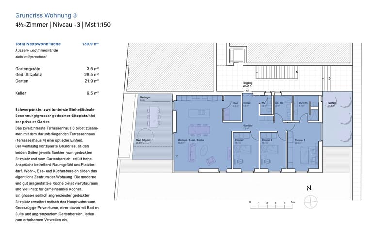 Grundriss Wohnung 3