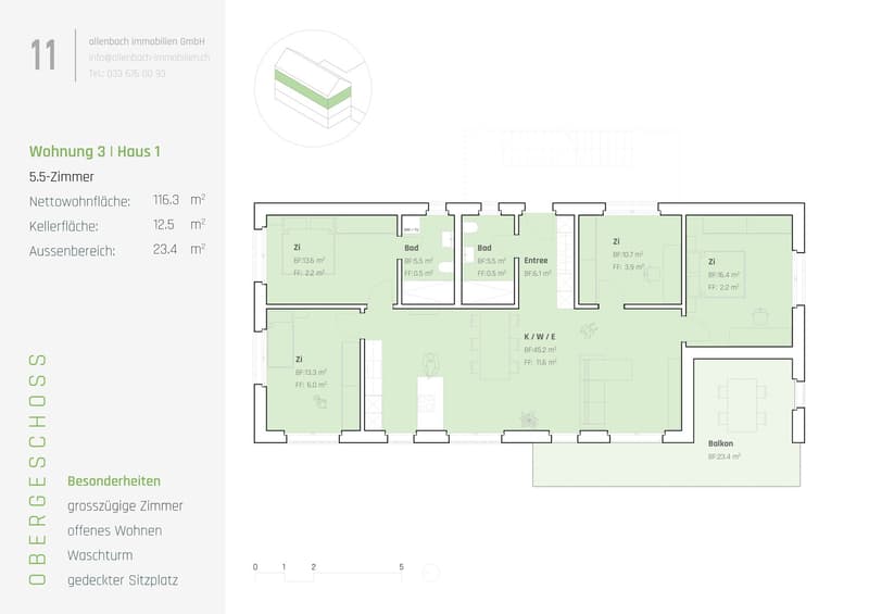 "STERNEN" Moderne 5.5-Zimmer-Neubauwohnung in Heimberg (4)