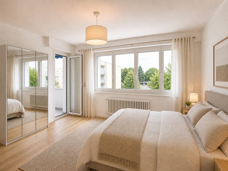 Appartement 4 pièces lumineux avec balcon à Lausanne (8)