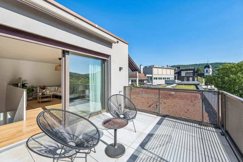 Deux niveaux, 33 m² d'espace extérieur – au cœur de Baden (7)