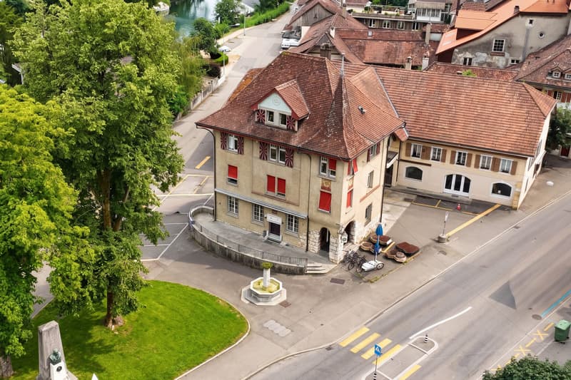 Mehrfamilienhaus mit 3 Einheiten und einem Restaurant im Zentrum von Nidau (3)
