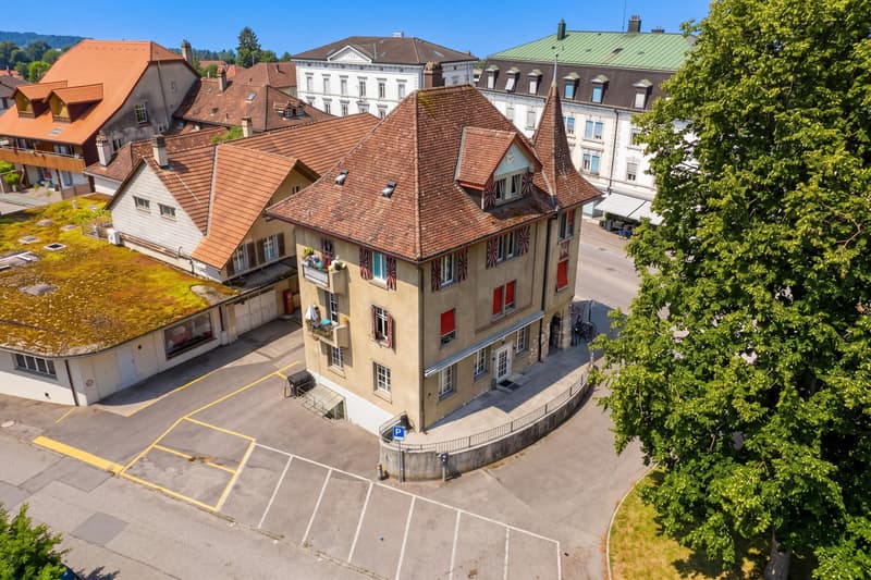 Mehrfamilienhaus mit 3 Einheiten und einem Restaurant im Zentrum von Nidau (2)
