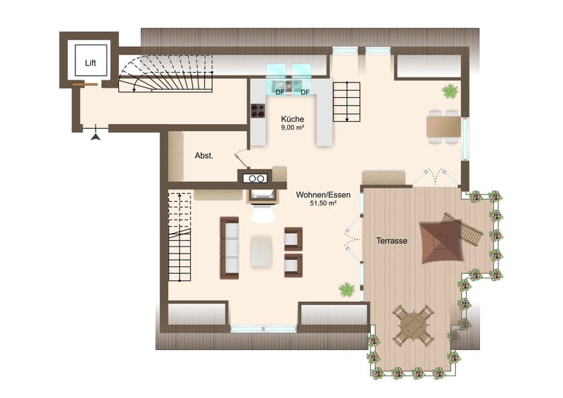 Appartement de rêve 4.5 pièces avec vue sur le lac à Oberrieden (27)