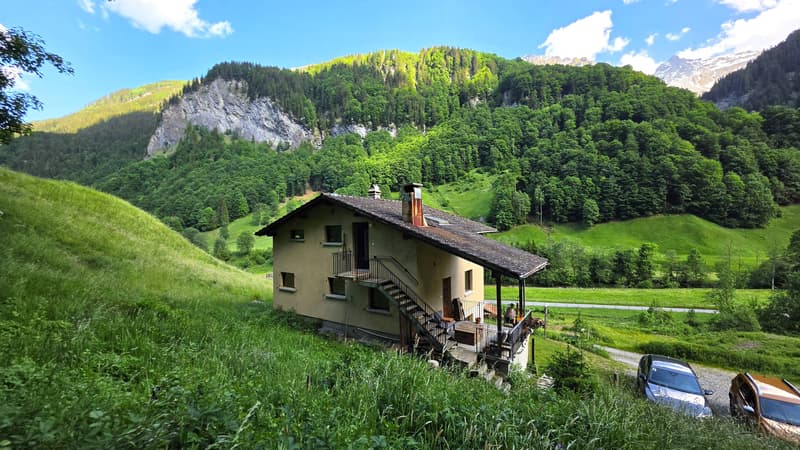 6-room two-family house with panorama, Schwendi in Weisstannental SG (3)