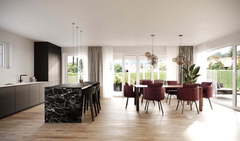 Elegante und stilvolle 4.5-Zimmer-Maisonette mit grossem privatem Garten in Biel-Benken kaufen Bezug 1.Quartal 2028 (3)