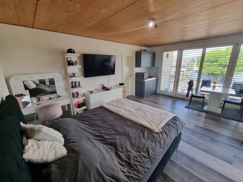 Helles 1-Zimmer-Studio mit Balkon in Wolfwil mieten (2)