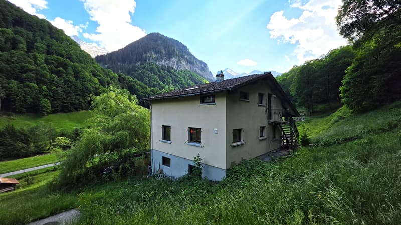 6-Zimmer-Zweifamilienhaus mit Panorama, Schwendi im Weisstannental SG (4)