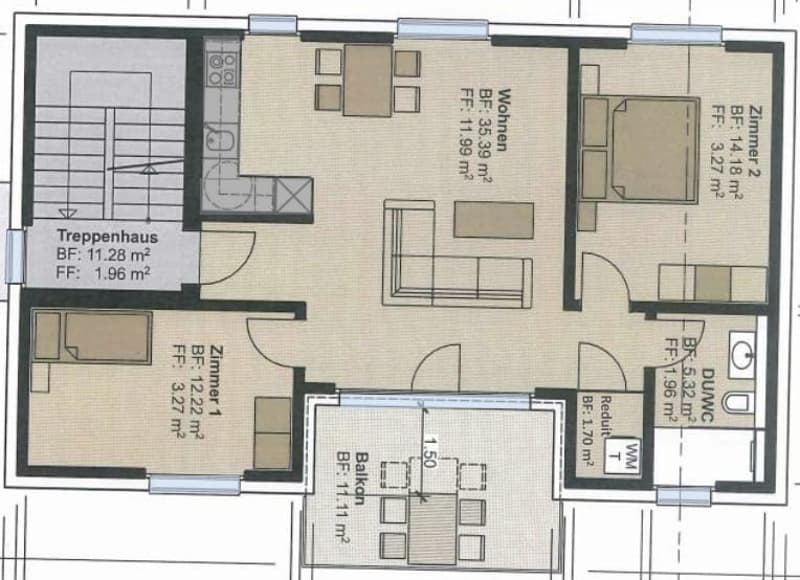 3.5-Zimmer-Etagenwohnung in Wolfwil - Erstbezug mieten (3)