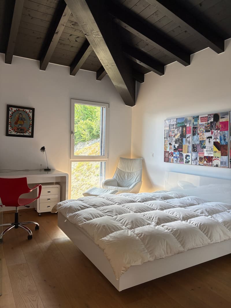 Savièse (VS) Magnifique attique de deux chambres en suite avec vue panoramique sur les montagnes (9)
