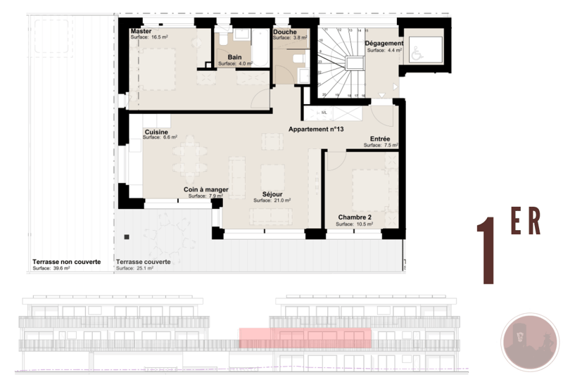 Neue 3.5-Zimmer-Wohnung mit Terrasse in Martigny (7)