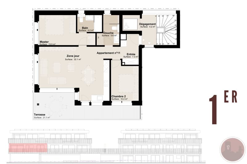 Appartement neuf de 3.5 pièces avec terrasse à Martigny (3)