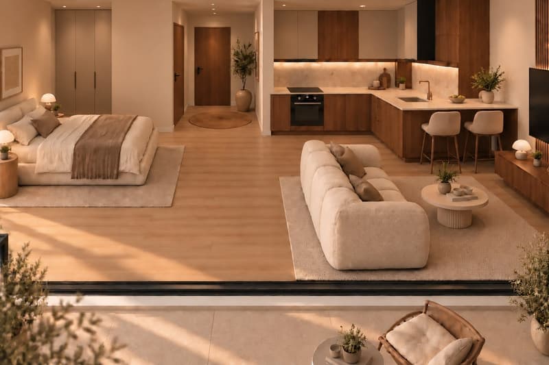 Charmant appartement de 1.5 pièces aux Evouettes (1)