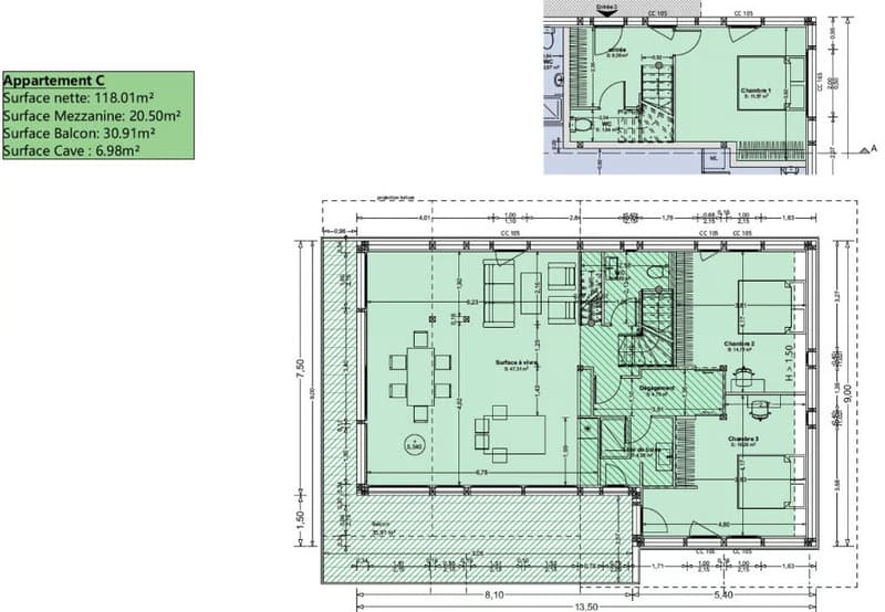 Magnifique appartement en attique de 4.5 pièces à Pont-la-Ville (12)