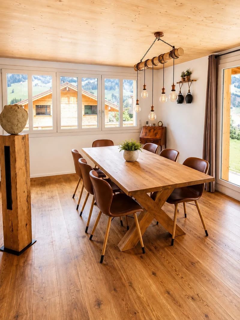 Familienparadies mit großem Umschwung und top Aussicht da, wo andere Ferien machen... (7)