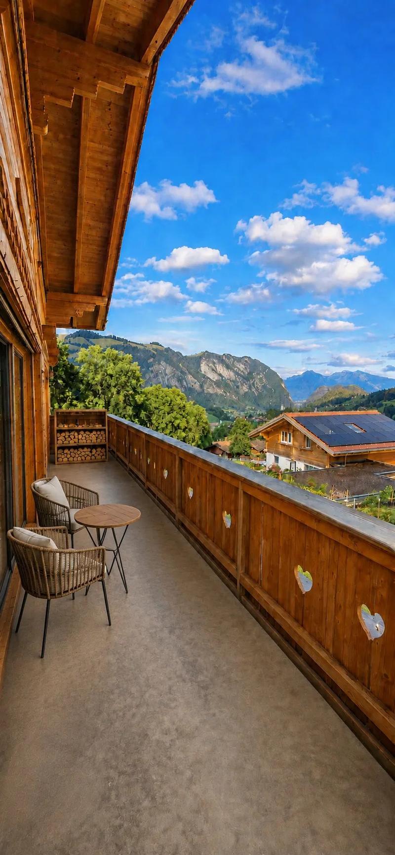 Familienparadies mit großem Umschwung und top Aussicht da, wo andere Ferien machen... (4)