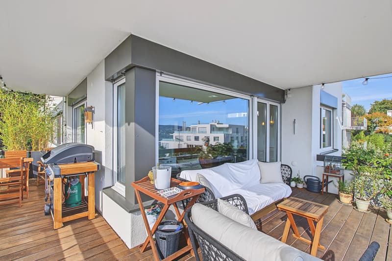 Traumhafte 3½ Zimmer Wohnung mit Seesicht und Bergblick – Stadtnahe, renoviert! (3)