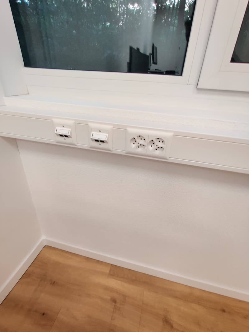 Ausstattung Strom und LAN