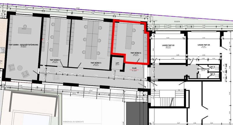 #7 Top modern office with air conditioning, ventilation, energy efficiency, LAN, WLAN, video surveillance, parking, central (17)