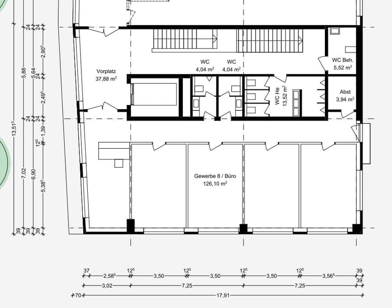 Edificio nuovo vendita ufficio/studio 138m² Vista lago Säntis ufficio/magazzino acquisto secondo accordo, clima, ventilazione (5)