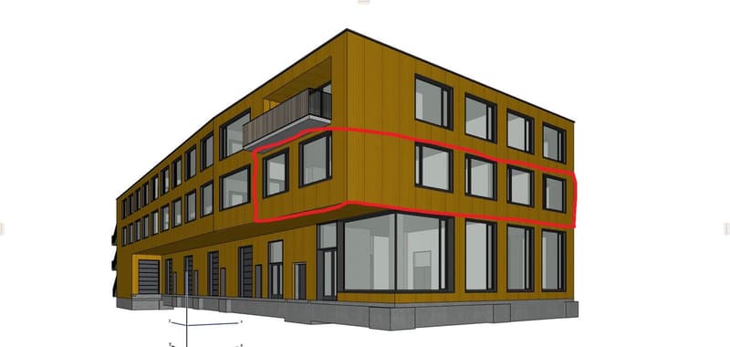 Edificio nuovo vendita ufficio/studio 138m² Vista lago Säntis ufficio/magazzino acquisto secondo accordo, clima, ventilazione (3)