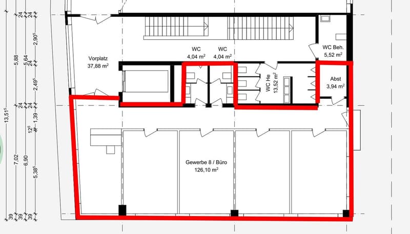 Edificio nuovo vendita ufficio/studio 138m² Vista lago Säntis ufficio/magazzino acquisto secondo accordo, clima, ventilazione (6)