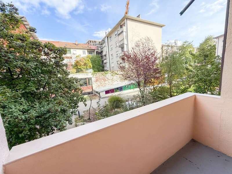 3-Zimmerwohnung mit Balkon ins Grüne in Basel mieten (1)