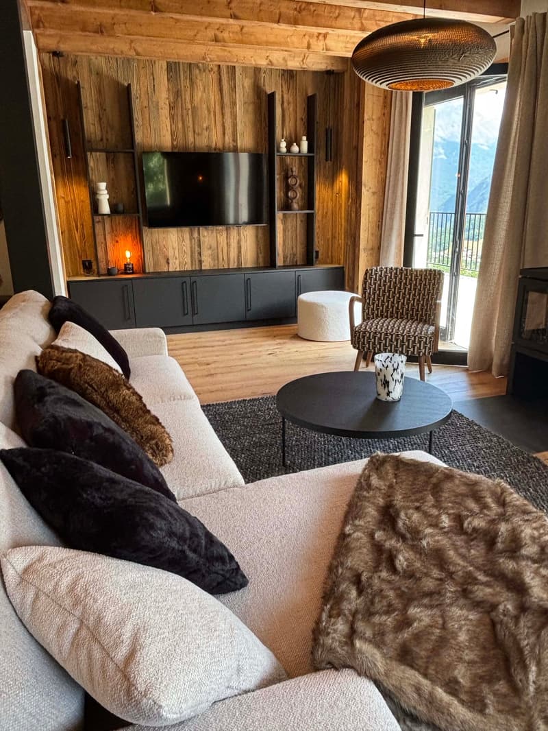 Chalet von Ausnahme mit Panoramablick auf den Mont Blanc, komplett renoviert (2)