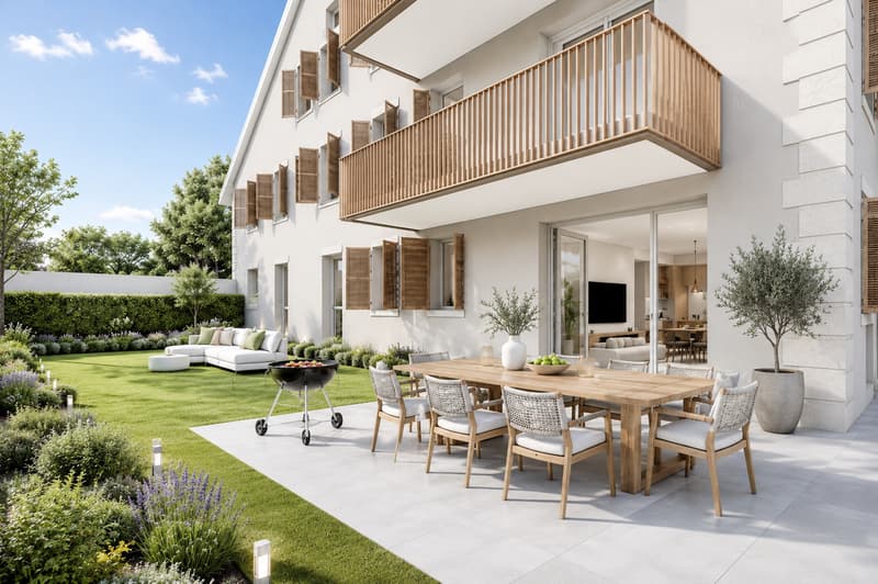 Idéalement situé au centre avec terrasse et jardin privatif - Neuf (2)