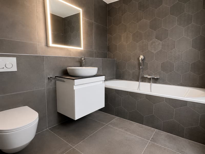 Salle de bains duplex
