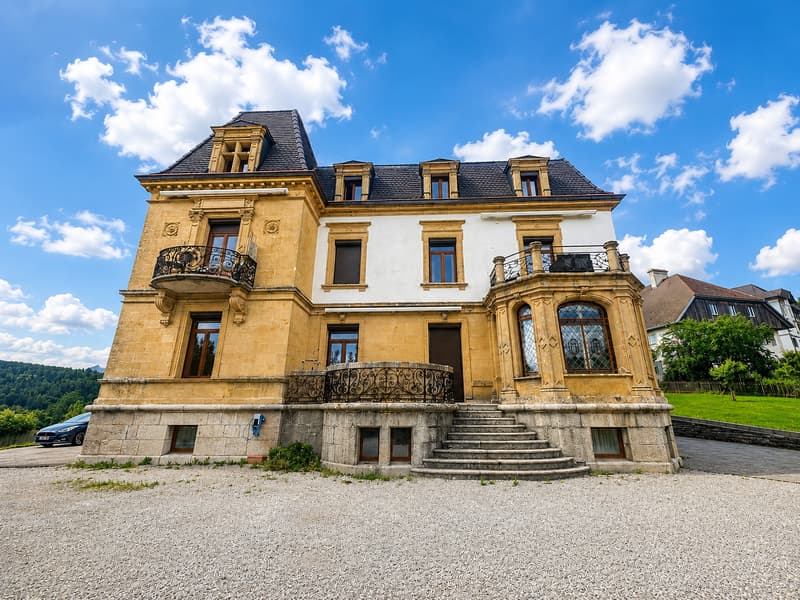 Au dernier étage d'un manoir avec jardin (1)