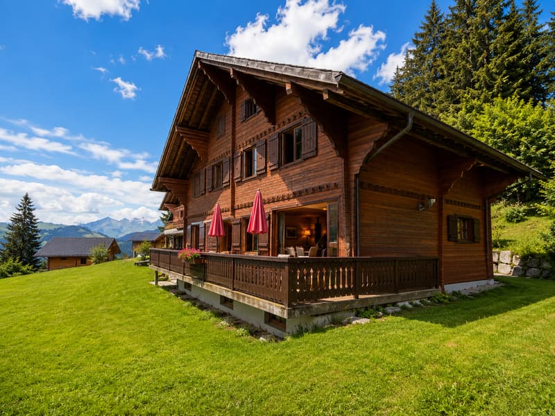 Chalet familial meublé avec jacuzzi et sauna aux Mosses (1)