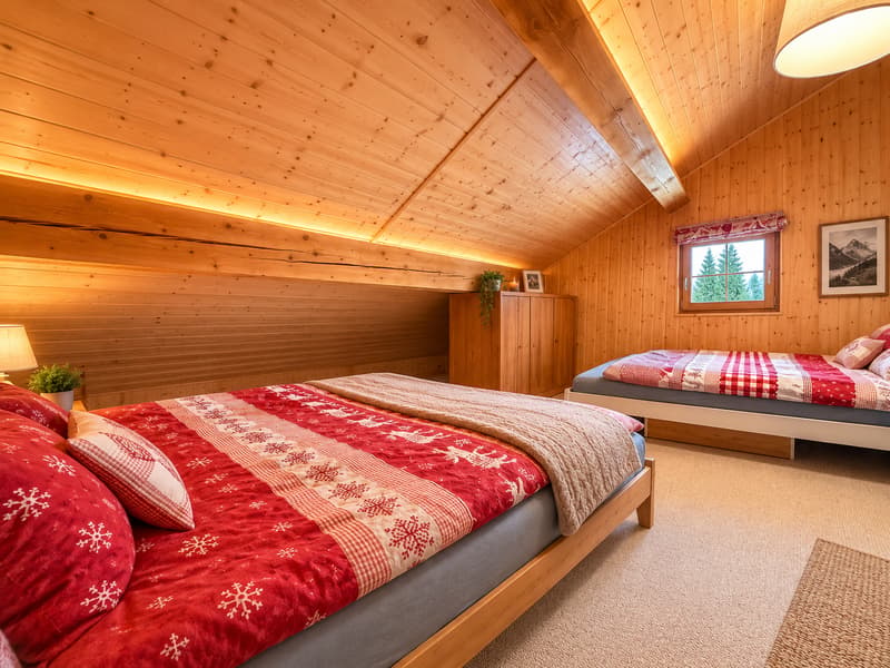 Chalet familial meublé avec jacuzzi et sauna aux Mosses (11)