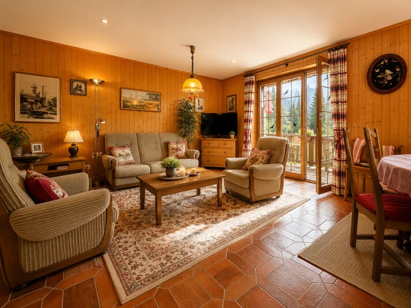Chalet familial meublé avec jacuzzi et sauna aux Mosses (5)