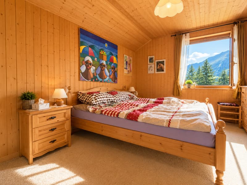 Chalet familial meublé avec jacuzzi et sauna aux Mosses (8)