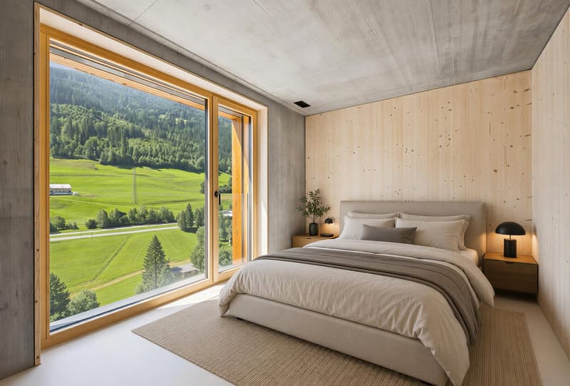 Mietkauf: 2.5-Zimmer-Neubauwohnung mit Weitsicht in Küblis (7)