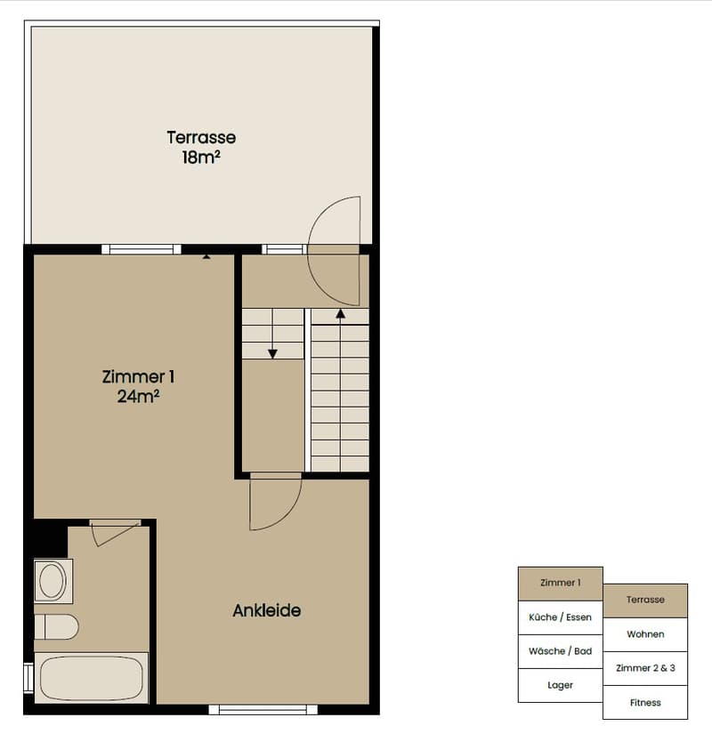 Charmantes 5.5-Zimmer-Doppeleinfamilienhaus an ruhiger Lage in Horgen (23)