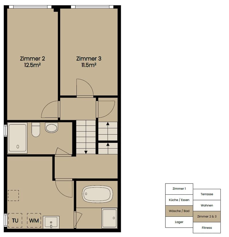 Charmantes 5.5-Zimmer-Doppeleinfamilienhaus an ruhiger Lage in Horgen (21)