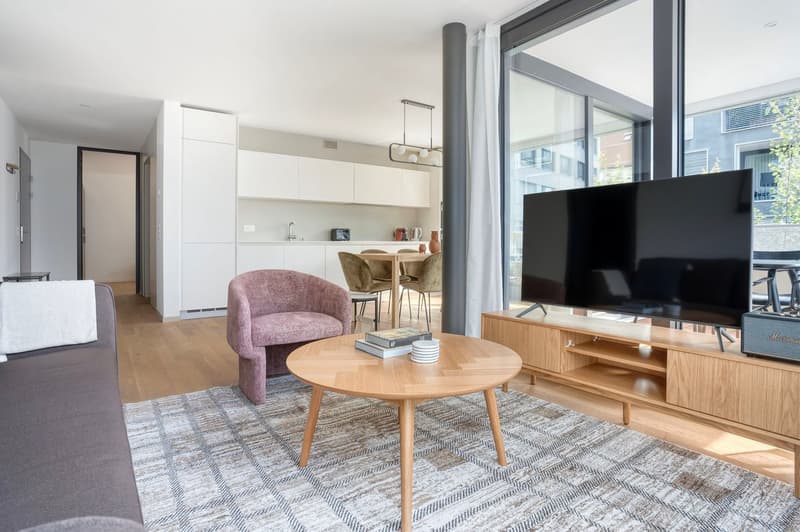 Moderne 3.5-Zimmer-Wohnung mit Minergie-Zertifikat an bester Lage in Zürich-Leimbach (2)