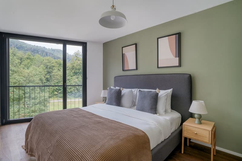 Moderne 2.5-Zimmer-Wohnung mit Balkon und Blick ins Grüne und auf die Sihl (8)