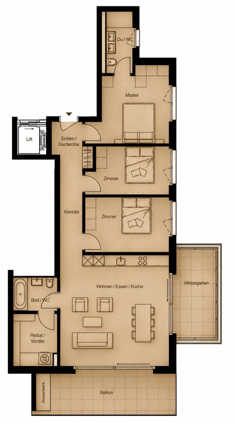 Neubau: Helle und Moderne 4.5-Zimmer-Wohnung im 2. OG (25)