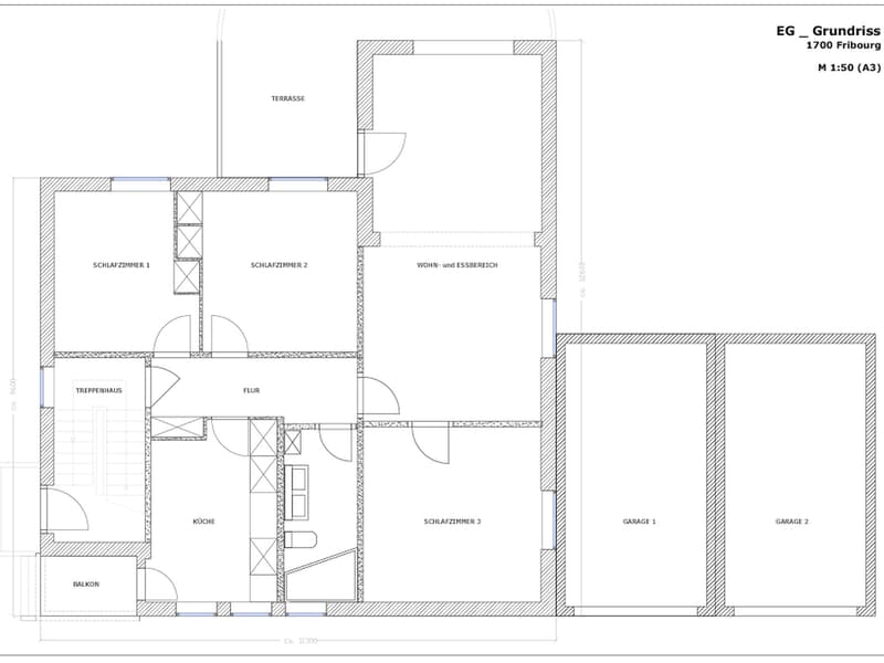 Parc Guintzet: Maison 2 appartements / Haus mit Garten in Fribourg (17)