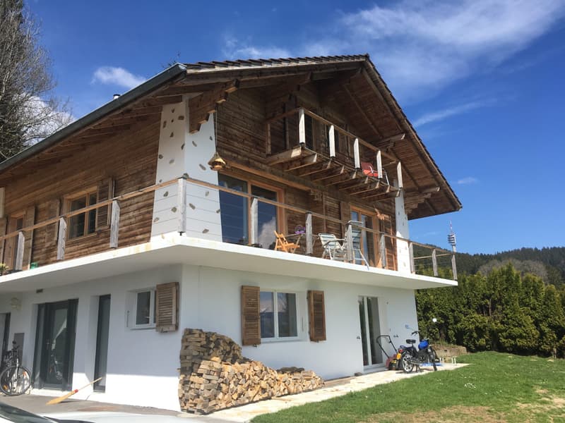 Rare à la vente – Chalet d’exception avec vue panoramique et calme absolu (1)