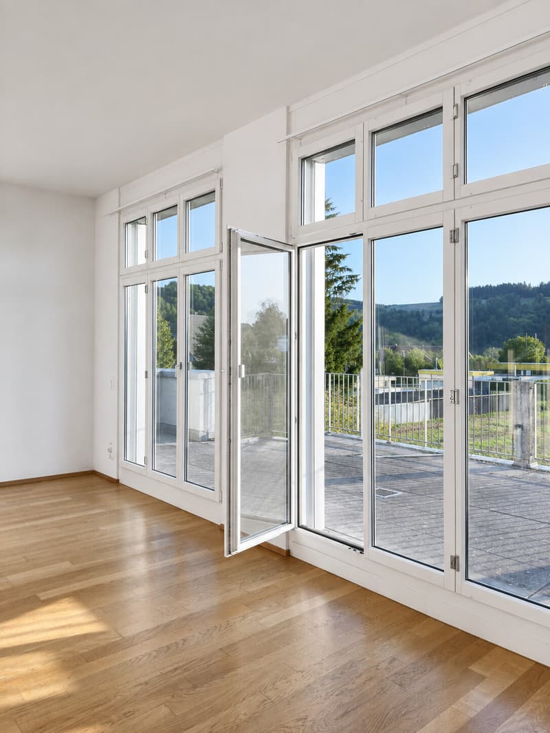 Wohnen Fensterfront