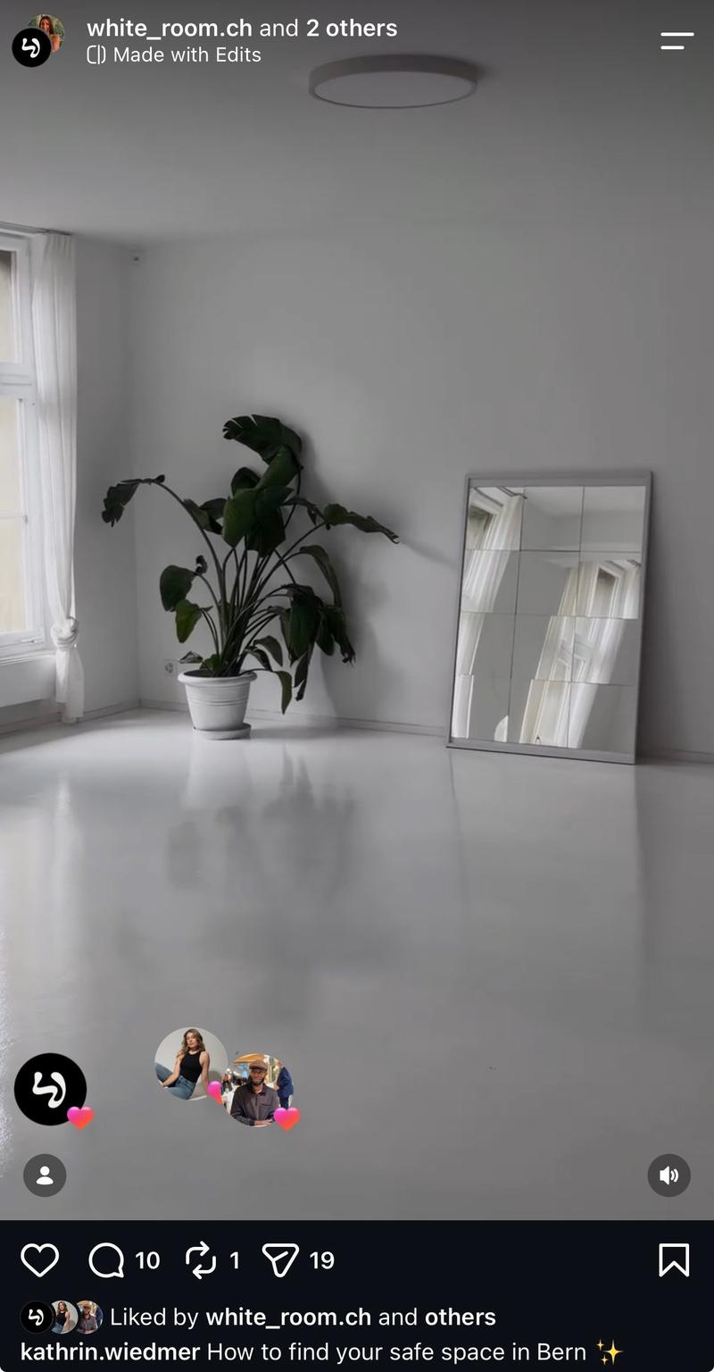 White Room Bern – dein Raum für Yoga, Workshops, Kunst Galerie & mehr direkt neben dem Loeb (7)